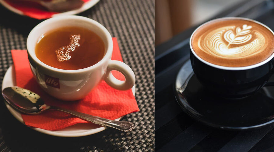Comparison between Tea and Coffee: Caffeine, Acidity, and Health Benefits