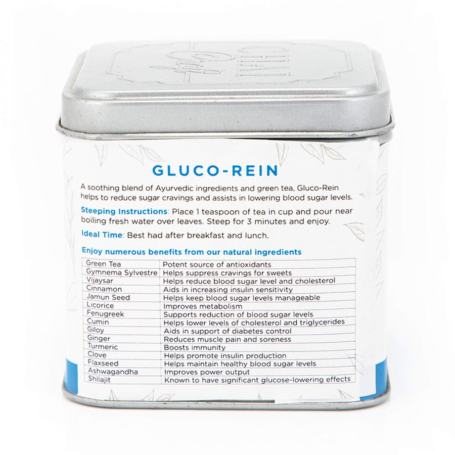 GLUCO-REIN Herbal Green Tea -Diabetes Control, Loose Leaf Tea 50g