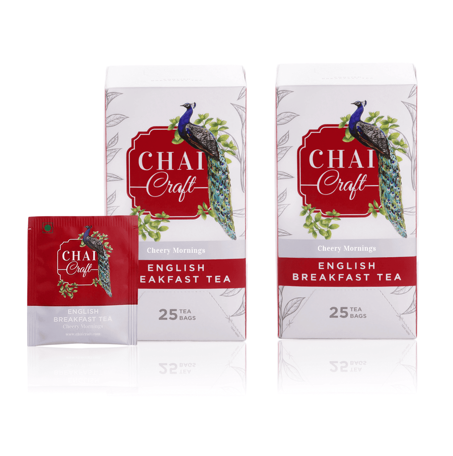 English Breakfast Tea, Strong Black Tea, 25 TeaBags x 2, 50 bags