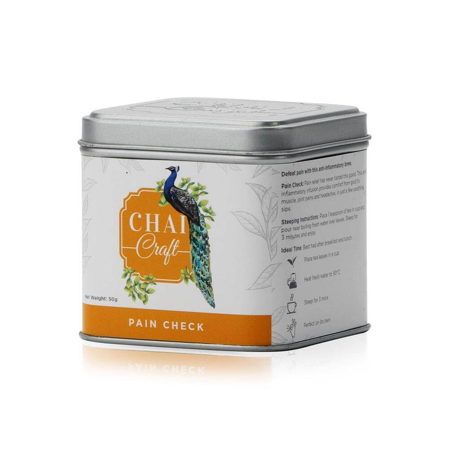 PAIN CHECK Herbal Green Tea -Defeat Pain without Inflammation, Loose Leaf Tea 50g