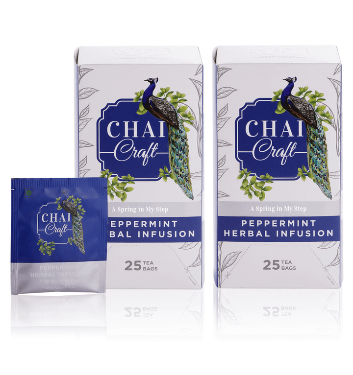 Peppermint Tea Bags, Refreshing Herbal Infusion, 25 x 2, 50 bags