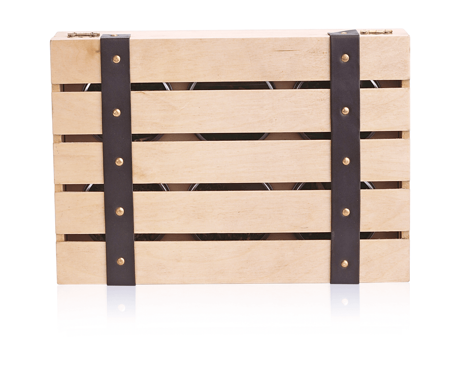 Boxful of Rejuvenation, An Assortment of 6 Loose Leaf Teas in a Pine Gift Box