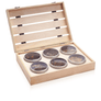 Boxful of Rejuvenation, An Assortment of 6 Loose Leaf Teas in a Pine Gift Box