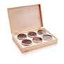 Boxful of Rejuvenation, An Assortment of 6 Loose Leaf Teas in a Pine Gift Box