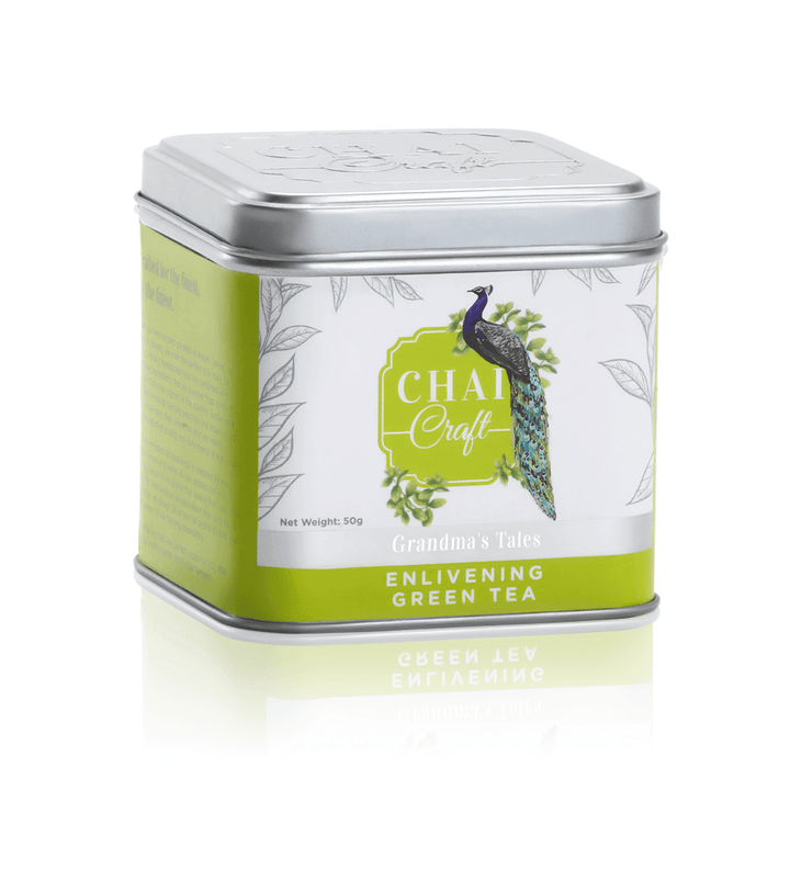 Brahmi Green Tea, 50 Grams (Get 10 Assorted Tea Bags Free)