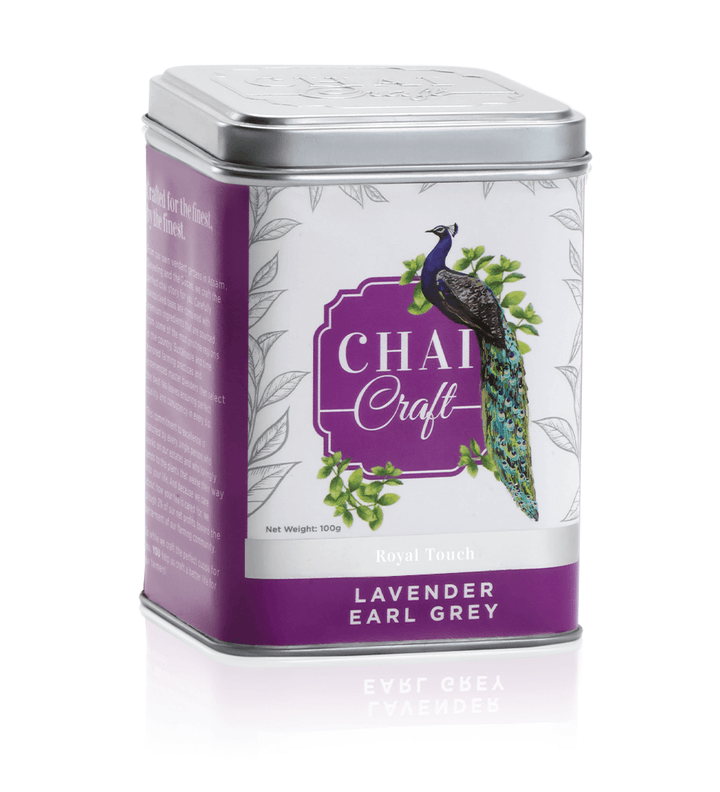 Lavender Earl Grey Loose Leaf Black Tea, 100 Grams (Get 10 Assorted Tea Bags Free)
