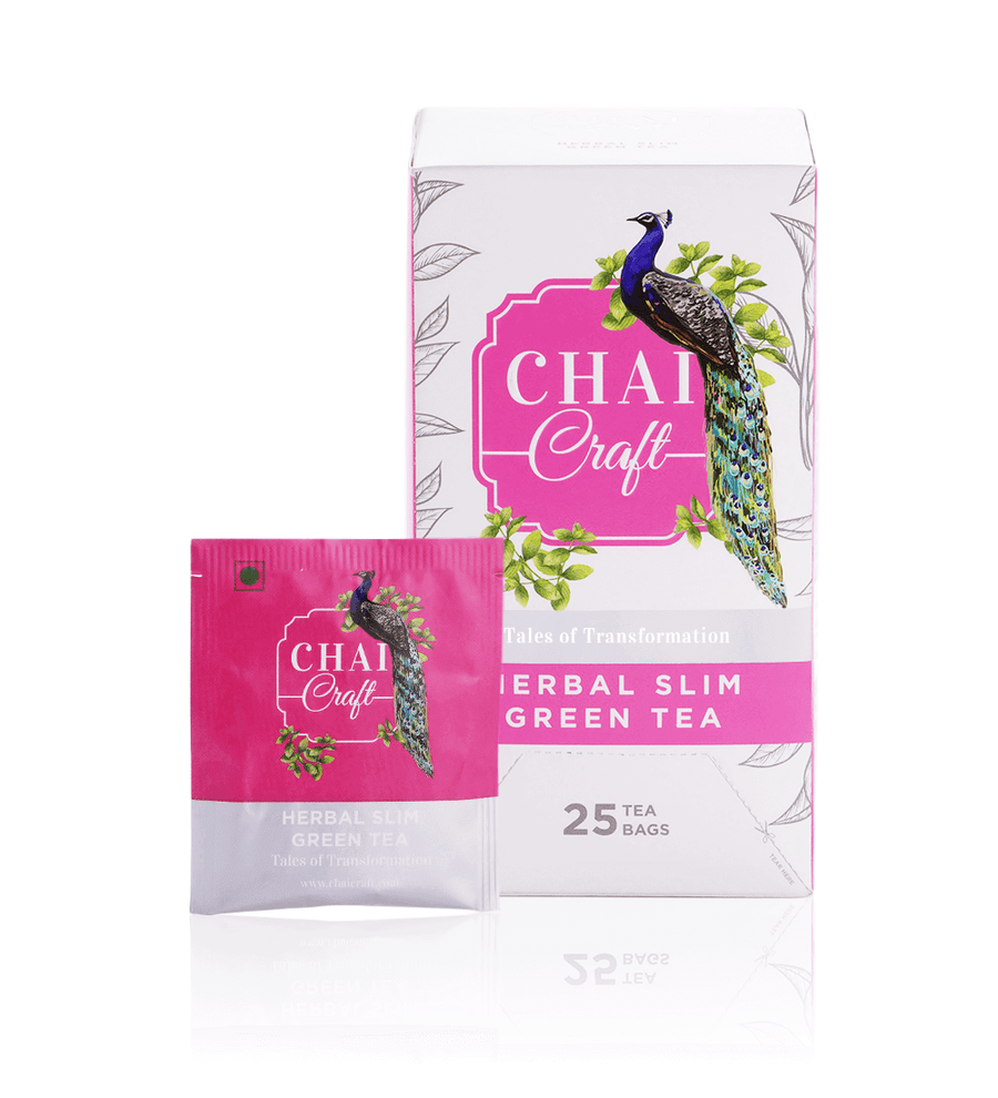 Herbal Slimming Green Tea, 25 TeaBags x 2, 50 bags