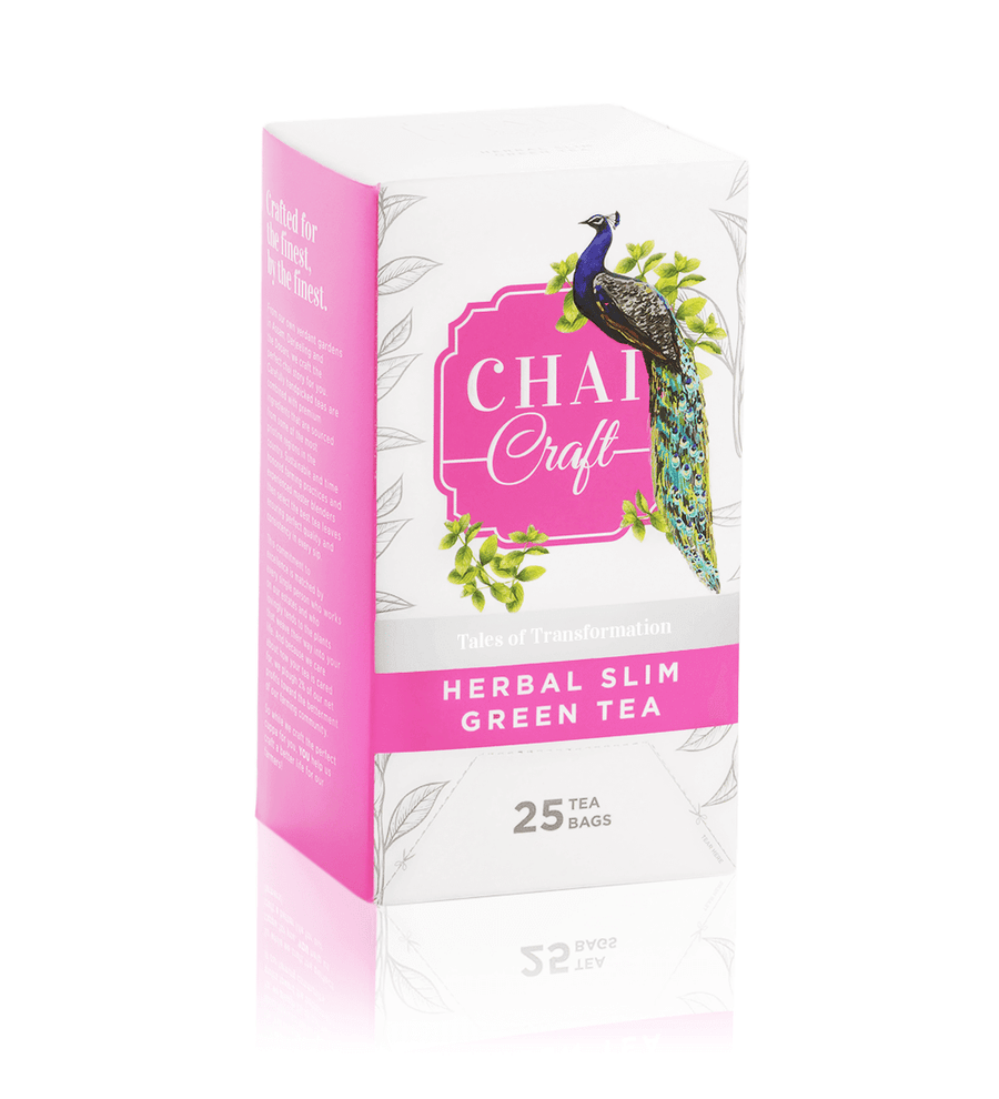 Herbal Slimming Green Tea, 25 TeaBags x 2, 50 bags