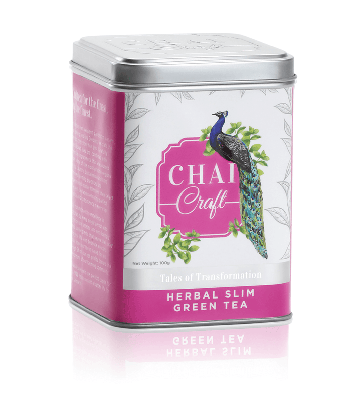 Herbal Slimming Herbal Green Tea, 100 Grams (Get 10 Assorted Tea Bags Free)
